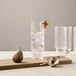 Ferm LIVING Lot De 4 Verres à Long Drink Ripple 13 Ferm LIVING Lot De 4 Verres à Long Drink Ripple -Magasin D'Art De La Table De Qualité p 31545 01 04 ba179f2238