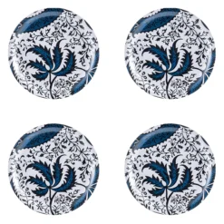 Dessous De Verre Indian Indigo Lot De 4